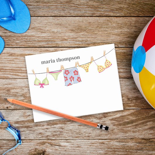 Post-it® Stylish Colorful Tropical Coastal Personnalisé