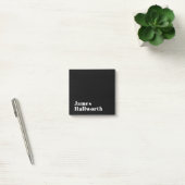 Post-it® Stylish Editable Retro Modern Name (ou autre texte (Bureau)