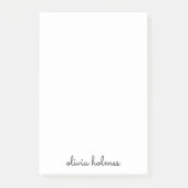 Post-it® Stylish monogram | Minimaliste moderne (Devant)