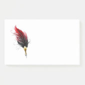 Post-it® Stylo rouge en plumes avec nib or (Devant)