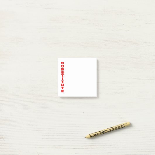 Post-it® Substituer (Sur un bureau)