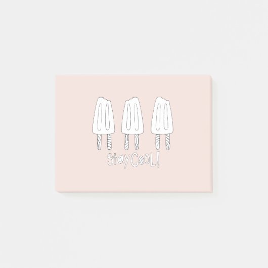 Post-it® Sucettes roses blanches (Devant)