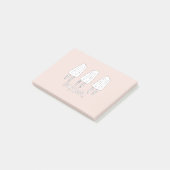 Post-it® Sucettes roses blanches (Incliné)