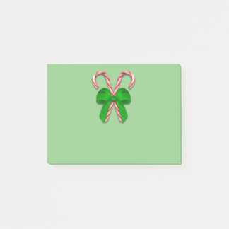 Post-it® Sucre de canne Green Bow