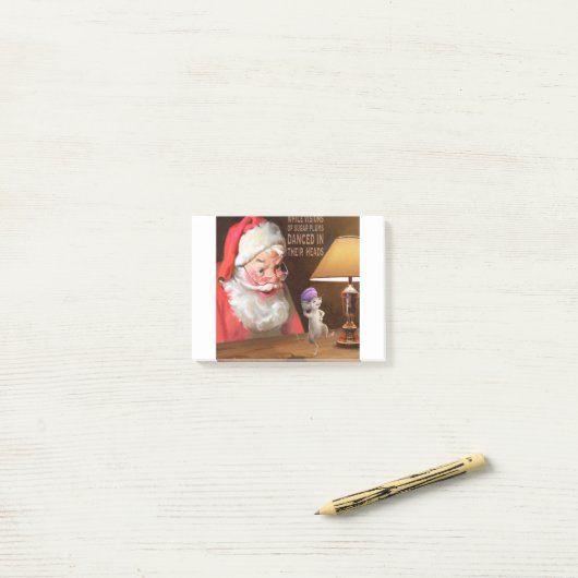 Post-it® Sucre Plums.tif de CON32 Père Noël 2 (Sur un bureau)