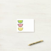 Post-it® Sugary Fruit Slice Candy Lemon Lime Slices Poster (Sur un bureau)