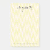 Post-it® Suite de papeterie Pastel Jaune et Grey pour femme (Devant)