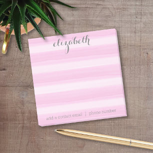 Post-it® Suite de papeterie rose et gris Pastel pour femmes