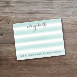 Post-it® Suite de papeterie Turquoise et gris Pastel pour f<br><div class="desc">Un design magnifique et féminin qui est parfait pour toute petite fille ou même une mariée. Si vous avez besoin de déplacer des éléments,  cliquez sur la zone de conception pour apporter des modifications.</div>