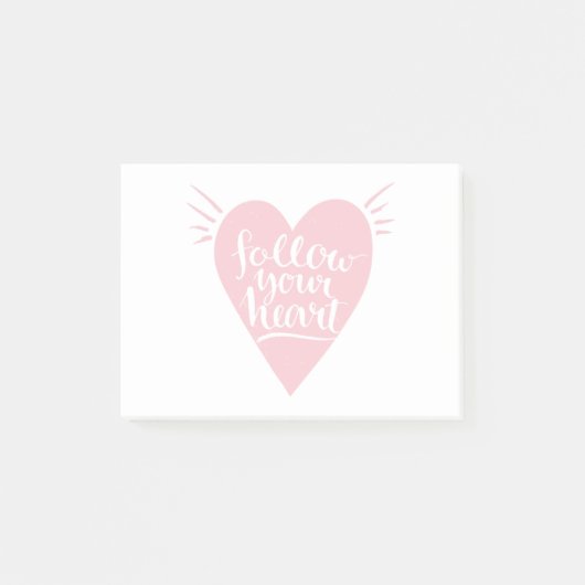 Post-it® Suivez votre coeur (Devant)
