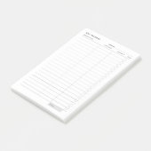 Post-it® Suivi des dépenses (Incliné)