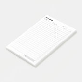 Post-it® Suivi des dépenses simples minimal (Incliné)