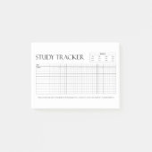 Post-it® Suivi d'étude | Mois | 31 Jours | Sujet | Progrès (Devant)