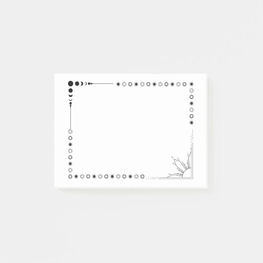 Post-it® Sun et lune publient des notes (Devant)