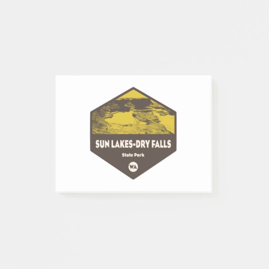Post-it® Sun Lakes-Dry Falls State Park Washington (Devant)