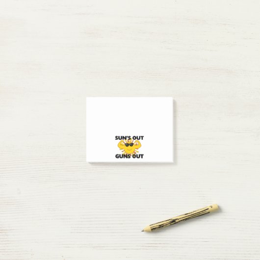 Post-it® Sun lance (Sur un bureau)