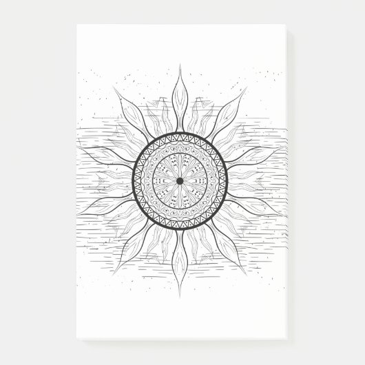 Post-it® Sun Mandala 1 (Devant)