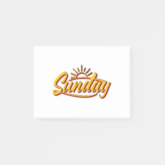 POST-IT® SUNDAY BEST SUMMER (Devant)