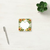 Post-it® Sunflower Monogram Watercolor (Bureau)