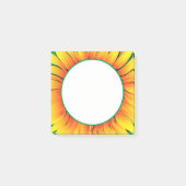 Post-it® Sunflower Post it Notes Sunshine (Devant)