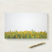 Post-it® Sunflowers in a Field (Sur un bureau)