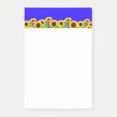 Post-it® Sunflowers Post it Notes couleurs du drapeau ukrai (Devant)
