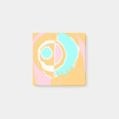 Post-it® Sunrise Ethnic Circle - Pink Orange Spearmint (Devant)