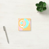 Post-it® Sunrise Ethnic Circle - Pink Orange Spearmint (Bureau)