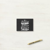 Post-it® Sunrise Sunburn Sunset Répéter la plage d'été (Sur un bureau)