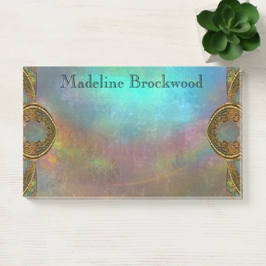 Post-it® Sunset Haze Beau Monogramme (Bureau)