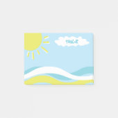 Post-it® Sunshine d'été amusant Personnalisé (Devant)