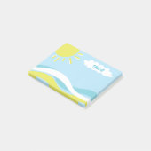 Post-it® Sunshine d'été amusant Personnalisé (Incliné)