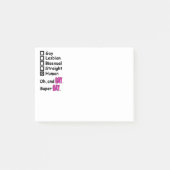 Post-it® Super Gay (Devant)