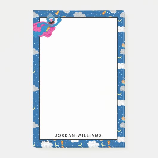 Post-it® Super Grover 2.0 Motif Sky de nuit (Devant)