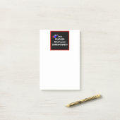 Post-it® Super pouvoir enseignant (Sur un bureau)