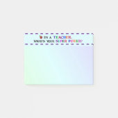 Post-it® Super pouvoir enseignant (Devant)