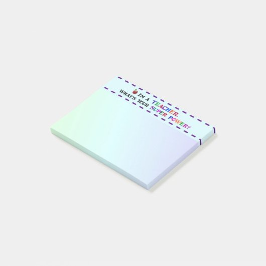 Post-it® Super pouvoir enseignant (Incliné)