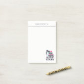 Post-it® Superhero de soins infirmiers drôle dire la typogr (Sur un bureau)