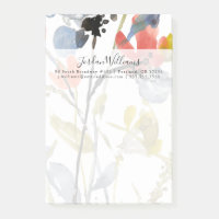 Superposition de fleurs - Aquarelle Fleurs et tige