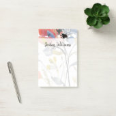 Post-it® Superposition de fleurs - Aquarelle Fleurs pastel (Bureau)