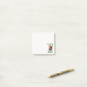 Post-it® Sur la chasse guerrière de Pâques (Sur un bureau)