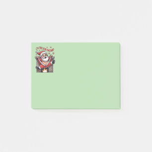 Post-it® Sur le danger du travail Père Noël en feu