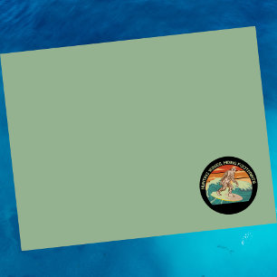 Post-it® Surf Bigfoot Chasse Vagues Cachant les empreintes