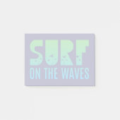 Post-it® Surf sur l'affiche de vagues (Devant)