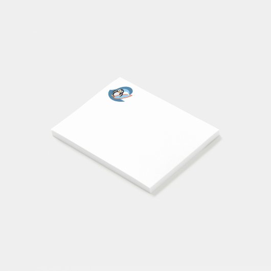Post-it® Surfer de pingouin (Incliné)