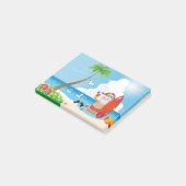 Post-it® surfer santa claus (Incliné)