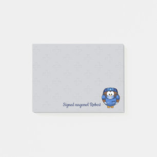 Post-it® surgeowl boy - Post-It-Notes pad