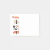 Post-it® Sushi Nigiri Maki Roll Japonais Art alimentaire (Devant)