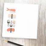 Post-it® Sushi Nigiri Maki Roll Japonais Art alimentaire<br><div class="desc">Une pile de délicieux Sushi japonais. Rend votre papeterie plus fabuleuse.</div>