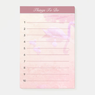 Post-it® Swan Lake Choses à faire sur Rose Gold Lined